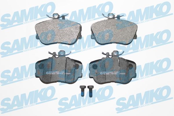 Kit pastiglie freno, Freno a disco - 5SP492 SAMKO