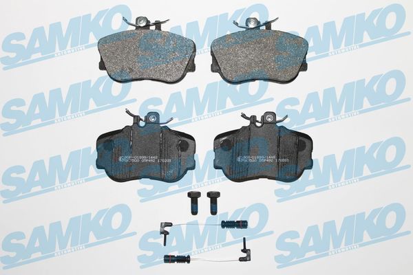 Brake Pad Set, disc brake - 5SP492A SAMKO