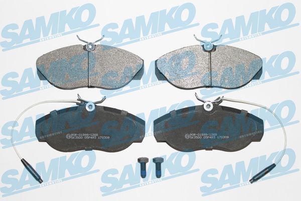 Brake Pad Set, disc brake - 5SP493 SAMKO