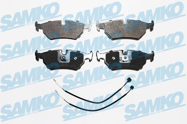 Brake Pad Set, disc brake - 5SP497 SAMKO