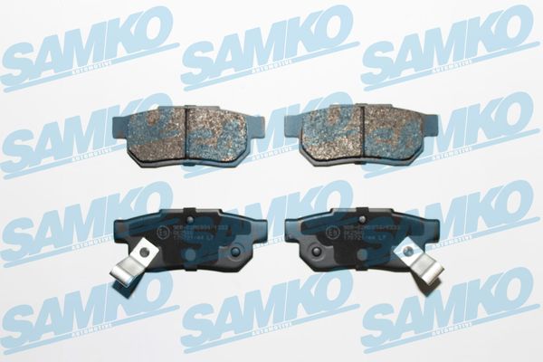 stabdžių trinkelių rinkinys, diskinis stabdys - 5SP507 SAMKO