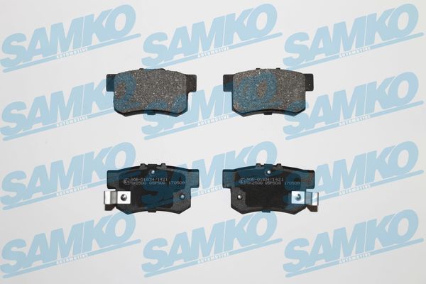 Brake Pad Set, disc brake - 5SP508 SAMKO