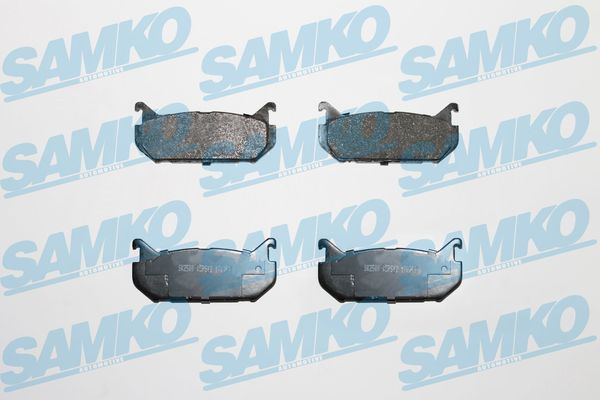 Brake Pad Set, disc brake - 5SP512 SAMKO