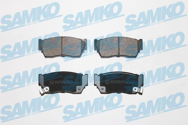 Brake Pad Set, disc brake - 5SP520 SAMKO