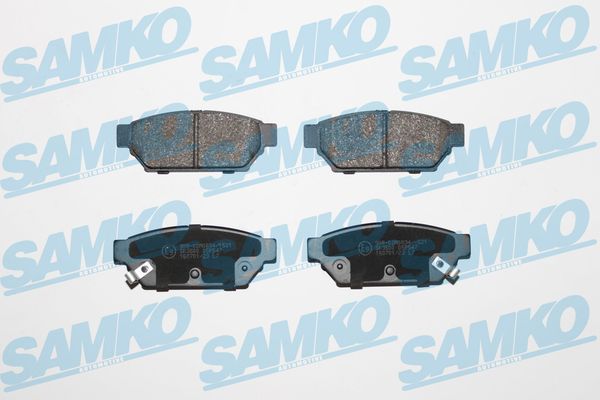 Комплект тормозных колодок, дисковый тормоз - 5SP547 SAMKO