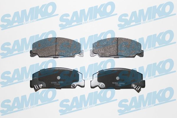Brake Pad Set, disc brake - 5SP551 SAMKO