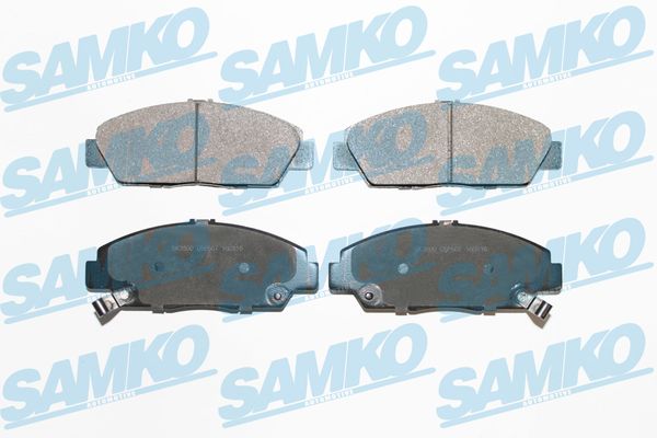 Комплект тормозных колодок, дисковый тормоз - 5SP567 SAMKO