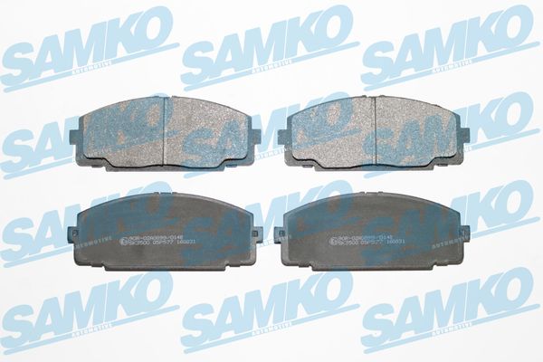 Brake Pad Set, disc brake - 5SP577 SAMKO