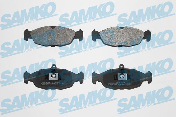 stabdžių trinkelių rinkinys, diskinis stabdys - 5SP599 SAMKO