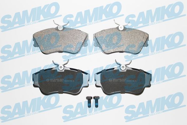 Комплект тормозных колодок, дисковый тормоз - 5SP605 SAMKO