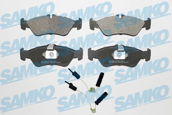 Brake Pad Set, disc brake - 5SP610A SAMKO