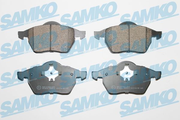Brake Pad Set, disc brake - 5SP612 SAMKO