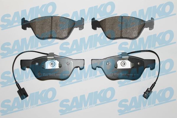 Комплект тормозных колодок, дисковый тормоз - 5SP614 SAMKO