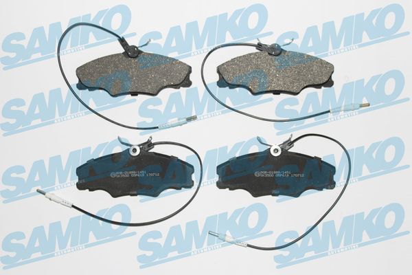 Brake Pad Set, disc brake - 5SP619 SAMKO