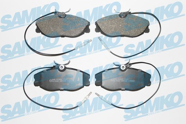 stabdžių trinkelių rinkinys, diskinis stabdys - 5SP620 SAMKO