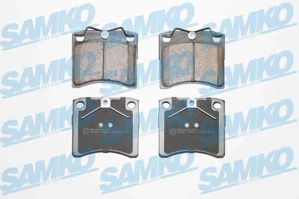 Brake Pad Set, disc brake - 5SP631 SAMKO
