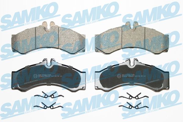 Комплект тормозных колодок, дисковый тормоз - 5SP633 SAMKO