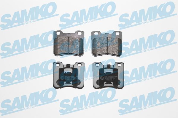 Комплект тормозных колодок, дисковый тормоз - 5SP643 SAMKO
