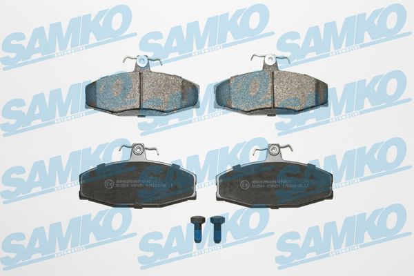 Brake Pad Set, disc brake - 5SP651 SAMKO