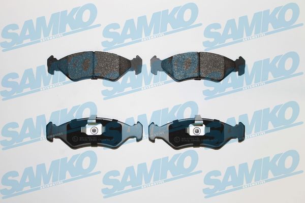 stabdžių trinkelių rinkinys, diskinis stabdys - 5SP655 SAMKO