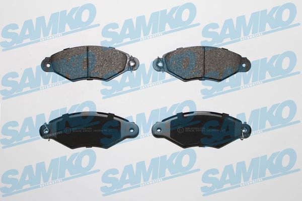 Комплект тормозных колодок, дисковый тормоз - 5SP661 SAMKO