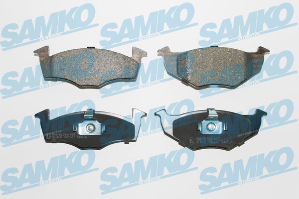 Комплект тормозных колодок, дисковый тормоз - 5SP667 SAMKO