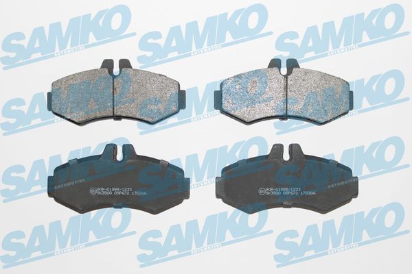 Kit pastiglie freno, Freno a disco - 5SP672 SAMKO