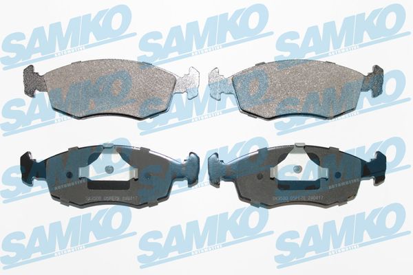 Brake Pad Set, disc brake - 5SP678 SAMKO