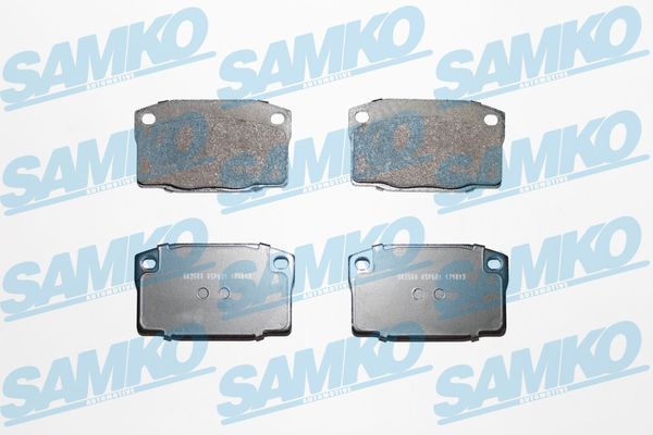 Комплект тормозных колодок, дисковый тормоз - 5SP681 SAMKO