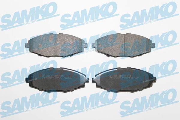 Комплект тормозных колодок, дисковый тормоз - 5SP693 SAMKO