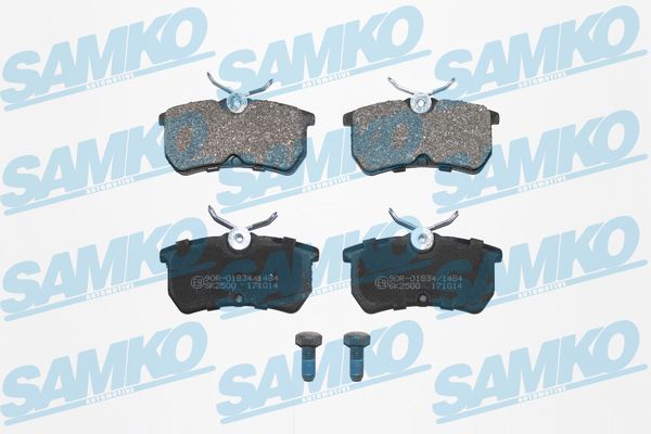 Комплект тормозных колодок, дисковый тормоз - 5SP697 SAMKO