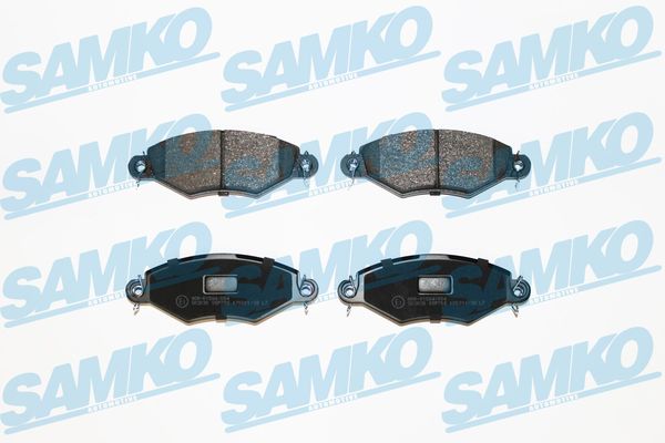 Kit pastiglie freno, Freno a disco - 5SP708 SAMKO