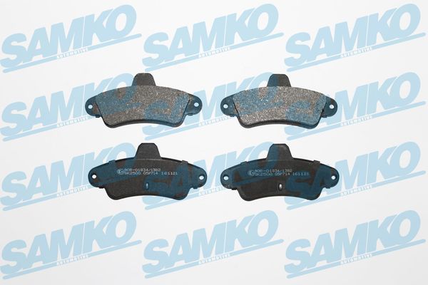 Brake Pad Set, disc brake - 5SP714 SAMKO