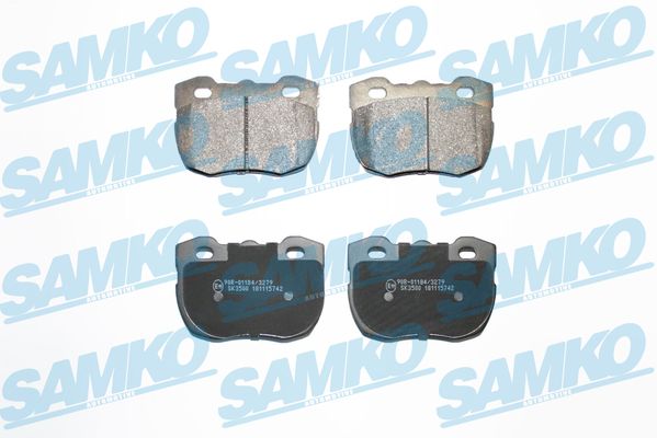 Kit pastiglie freno, Freno a disco - 5SP742 SAMKO
