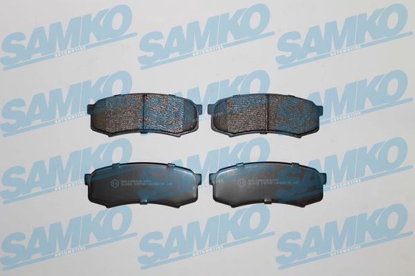 Brake Pad Set, disc brake - 5SP749 SAMKO