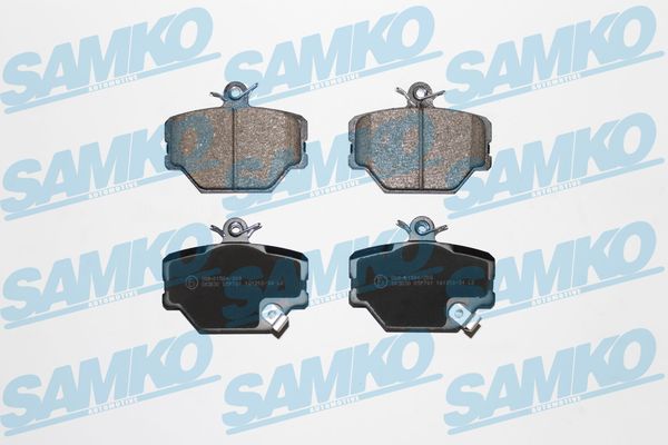 Комплект тормозных колодок, дисковый тормоз - 5SP761 SAMKO