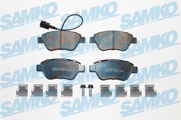 Kit pastiglie freno, Freno a disco - 5SP763K SAMKO