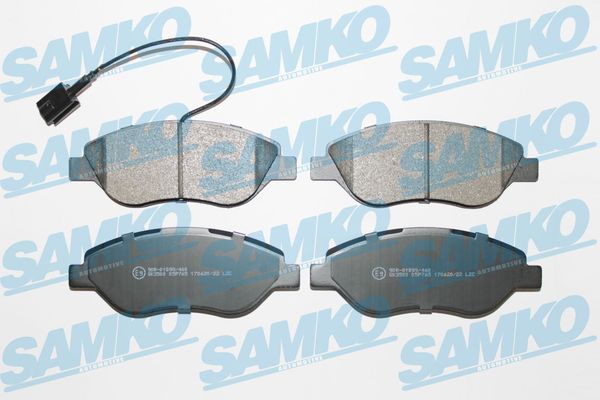 Brake Pad Set, disc brake - 5SP765 SAMKO