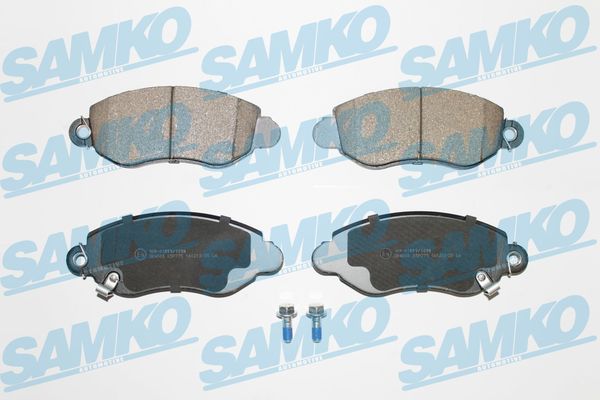 Комплект тормозных колодок, дисковый тормоз - 5SP775 SAMKO