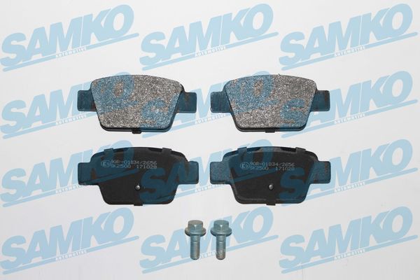 stabdžių trinkelių rinkinys, diskinis stabdys - 5SP780 SAMKO