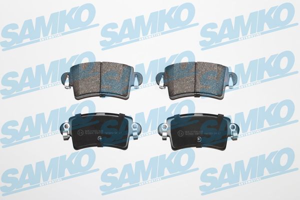 Brake Pad Set, disc brake - 5SP791 SAMKO