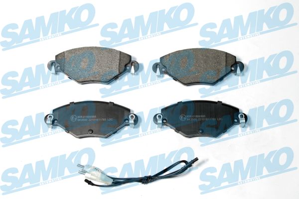 Brake Pad Set, disc brake - 5SP793 SAMKO