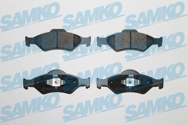 Комплект тормозных колодок, дисковый тормоз - 5SP795 SAMKO