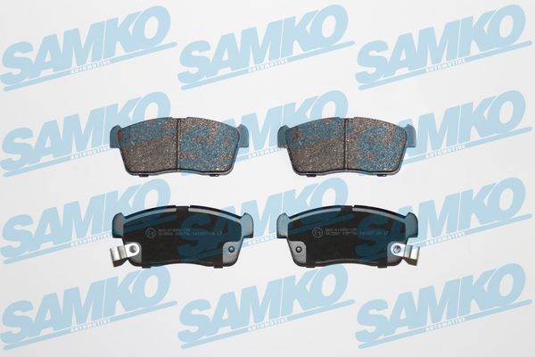 Комплект тормозных колодок, дисковый тормоз - 5SP796 SAMKO