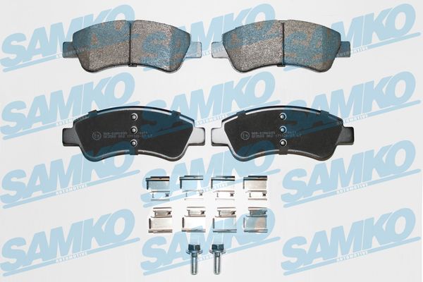 Комплект тормозных колодок, дисковый тормоз - 5SP802K SAMKO