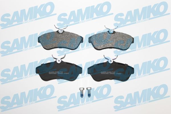 Комплект тормозных колодок, дисковый тормоз - 5SP806 SAMKO