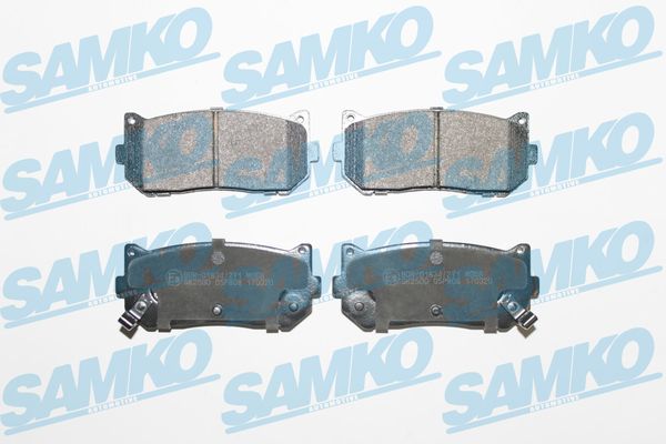 Brake Pad Set, disc brake - 5SP808 SAMKO