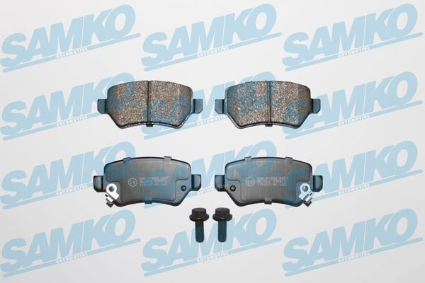 Комплект тормозных колодок, дисковый тормоз - 5SP811 SAMKO