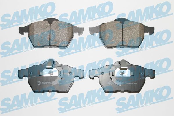 Комплект тормозных колодок, дисковый тормоз - 5SP812 SAMKO