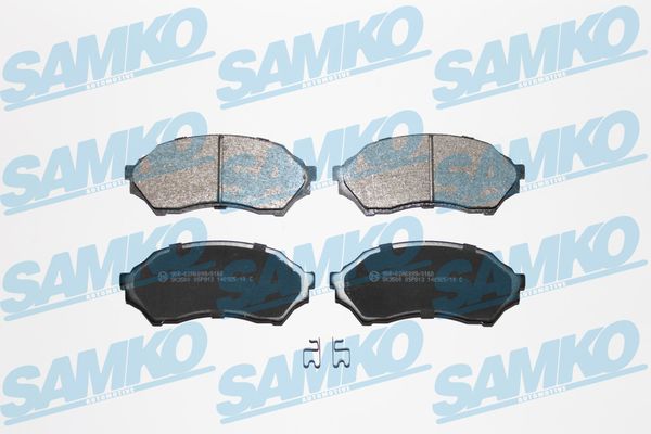 Brake Pad Set, disc brake - 5SP813 SAMKO